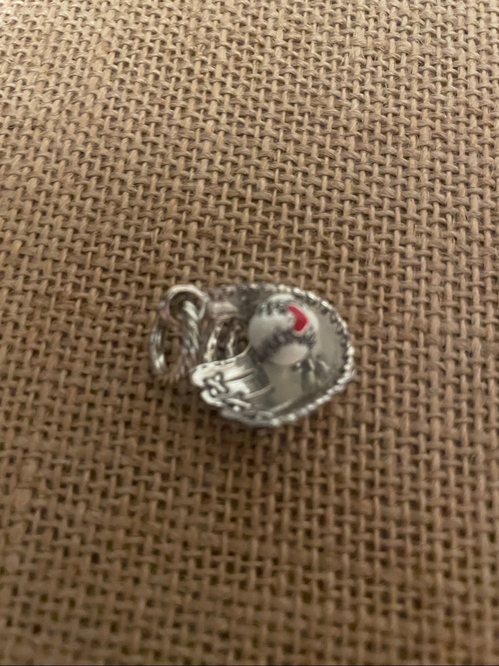 Brighton baseball mitt & ball charm